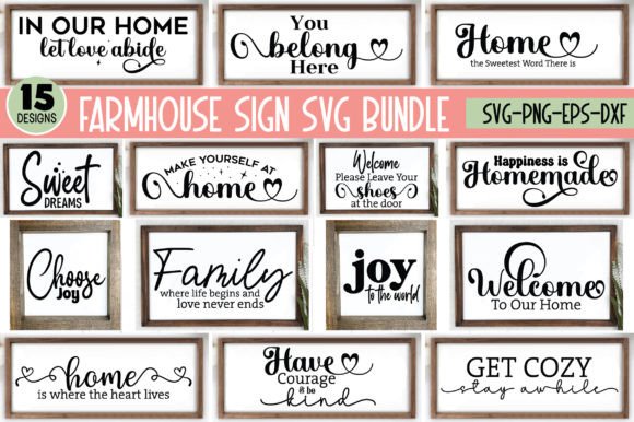 Download Farmhouse Sign SVG Bundle - Farmhouse sign svg Collection