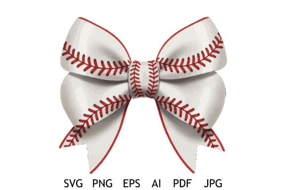 Download Baseball Bow Tie Vector Art - Premium Bundle