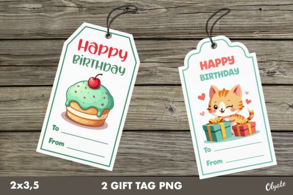 Download Birthday Gift Tag PNG, Kawaii Labels - Gift tag png Collection