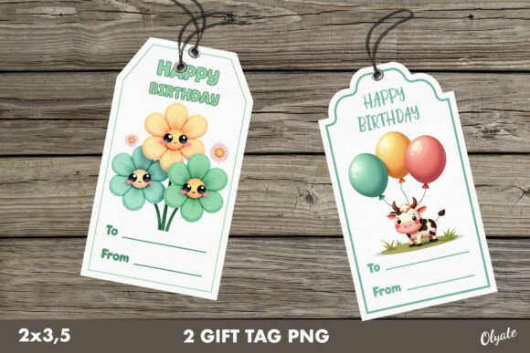 Download Birthday Gift Tag PNG, Kawaii Labels - Gift tag png Collection
