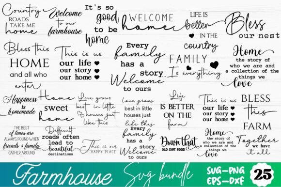 Download Farmhouse SVG Bundle, Farmhouse Sign SVG - Farmhouse sign svg Collection