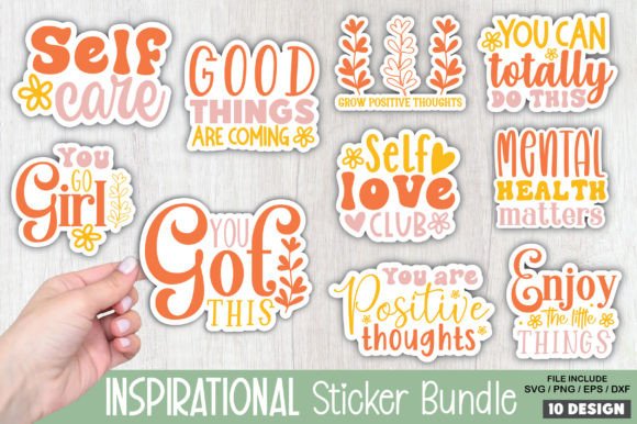 Download Inspirational Stickers SVG Bundle - Inspirational stickers svg bundle Collection