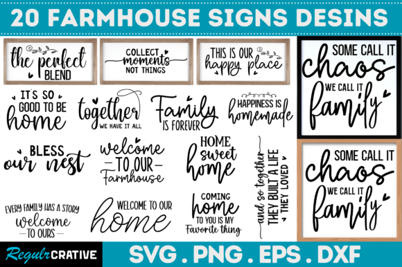 Download Farmhouse Sign SVG Bundle - Farmhouse sign svg Collection
